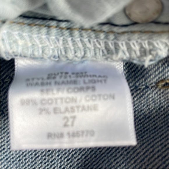 RE/DONE High Rise Ankle Crop Stretch size 27 - Picture 11 of 16